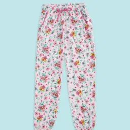 Pantaloons Junior Multicolor Cotton Floral Print Trousers-picture-19