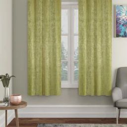 Hosta Homes Olive Polyester Window Curtains-13