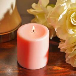 Pure Home and Living Pink Island Fruit Medium Pillar Candle-32