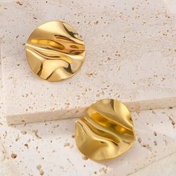 DressBerry Circular Studs Earrings-12