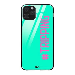 DailyObjects Green & Pink Tripping iPhone 11 Pro Max Glass Case-30
