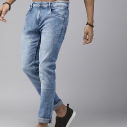 Roadster Men Blue Skinny Fit Low-Rise Clean Look Heavy Fade Stretchable Jeans-image-22