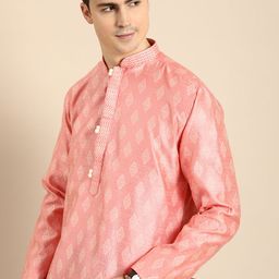 Anouk Ethnic Motifs Printed Jacquard Kurta-image-44