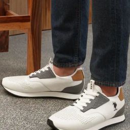 U.S. Polo Assn. Men's Off White Casual Sneakers-image-36
