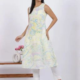 W Multicolored Printed Kurta-picture-15