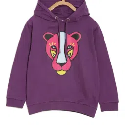 The Mom Store Girls Purple Printed Sweatshirt - Pack Of 3-picture-35