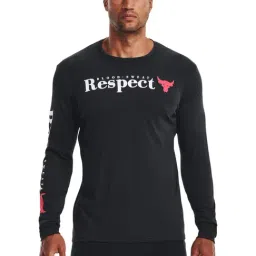 Under Armour Black Cotton Regular Fit Printed Sports T-Shirt-picture-49