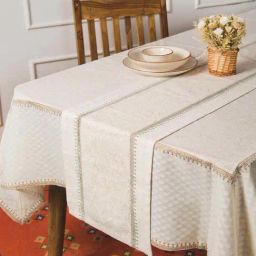 Fabindia Home Onam Off-White Cotton Blend 236 TC Printed Small Runner-17