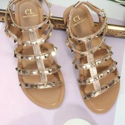 Carlton London Women's Rose Gold Ankle Strap Sandals-image-51