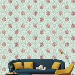 Jaamso Royals Green Vintage Damask Self Adhesive Wallpaper-picture-8