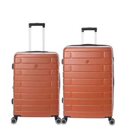Jump Esco Terracota 8 Wheels Large Hard Cabin Trolley Bag Set of 2-40