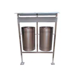 MOFNA 50 L Silver Stainless Steel Open Top Dustbin 12x28 Inch, MSS742-image-7