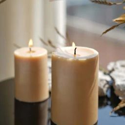 Pure Home and Living Beige White Jasmine Large Pillar Candle-image-26