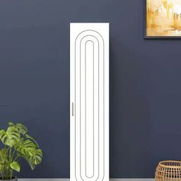 SPYDER CRAFT Arceus Engineered Wood Single Door Wardrobe (White)-16
