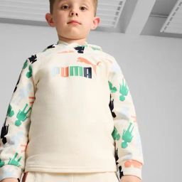 Puma Boys Multi Cotton Abstract Hoodie-picture-14