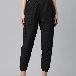 READIPRINT FASHIONS Black Regular Fit Pants-image-18