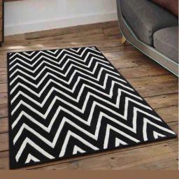 Presto Black Wool Hand Tufted Carpet-picture-16