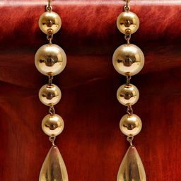 OOMPH Contemporary Shaped Drop Earrings-image-5