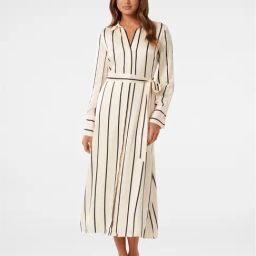 Forever New Janine Satin Shirt Midi Dress-picture-42
