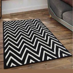 Presto Black Wool Hand Tufted Carpet-picture-24