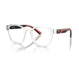 FERRARI SCUDERIA Clear Oval Eye Frames for Men-image-82