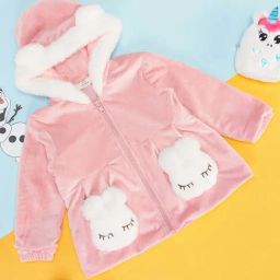 Pantaloons Baby Kids Pink & White Cotton Regular Fit Full Sleeves Sweatshirt-image-67