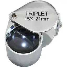 AS ONE Loupe Portable 15× Magnification, 21 Φmm Lens Diameter, 7015A-12