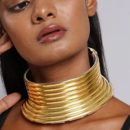 Joker & Witch Maria Gold Necklace for Women-14
