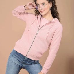 Crimsoune Club Pink Plain Sweatshirt-image-27