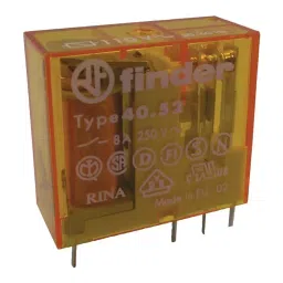FINDER RELAY, DPDT, 110VAC, 8A, 40.52.8.110.0000-13