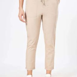Honey by Pantaloons Beige Cotton Plain Pants-28