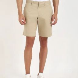 Tommy Hilfiger Sandalwood Cotton Regular Fit Shorts-picture-12