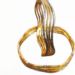 SGN fashion Gold Brass Bangles-picture-18