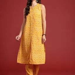 Anouk Floral PrintedKurta with Trousers-image-48