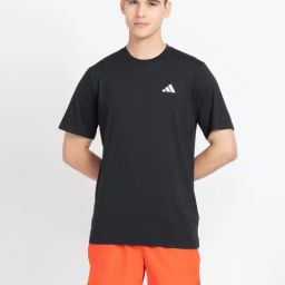 Adidas Black Regular Fit Sports T-Shirt-image-63