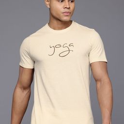 HRX by Hrithik Roshan Typography Printed Pure Cotton Yoga T-shirt-image-29