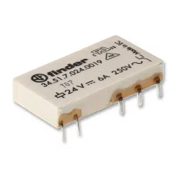 FINDER RELAY, SPDT, 250VAC, 6A, 34.51.7.024.0019-picture-17