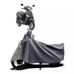 Auto Pearl Two Wheeler Cover with Bag for Hero Electric Electric Optima HS500 ER BS6, Silver-image-87