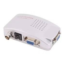 LOTA VGA to AV RCA S-Video Converter Box White with PAL/NTSC Support, MST-815-LT-3