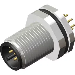 RS PRO Circular Connector 8 Contacts Rear Mount M12 Connector Plug, 2017214-image-3