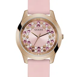 GUESS Women Embellished Dial & Silicon Straps Digital Watch U1357L3M-image-27