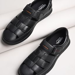 Regal Men Leather Fisherman Sandals-picture-48