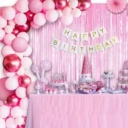 Special You Set Of 71 White & Pink Festive Decors-34