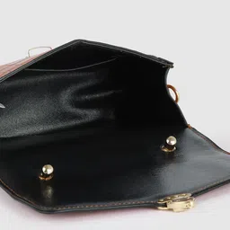Fastrack Brown PU Structured Sling Bag image 3