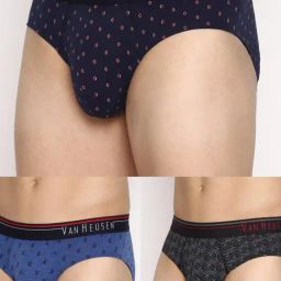 Van Heusen Regular Fit Anti Bacterial Super Soft Printed Briefs - Pack of 3 - CP13, CP14, CP15-image-32