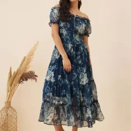 Rare Blue Printed Maxi Dress-picture-11