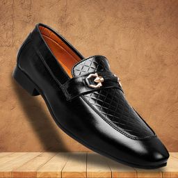 Bxxy Men Round Toe Slip-On Loafers-35