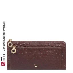 Hidesign Romance W1 RF Brown Textured Rfid Wallet for Women-picture-11