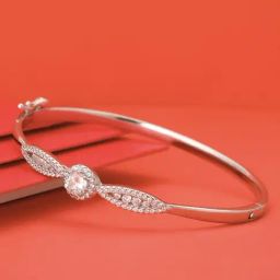 GIVA 92.5 Sterling Silver Chic and Sparkly Bracelet for Women-3
