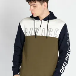 Status Quo Men Colourblocked Hooded Sweatshirt-image-31